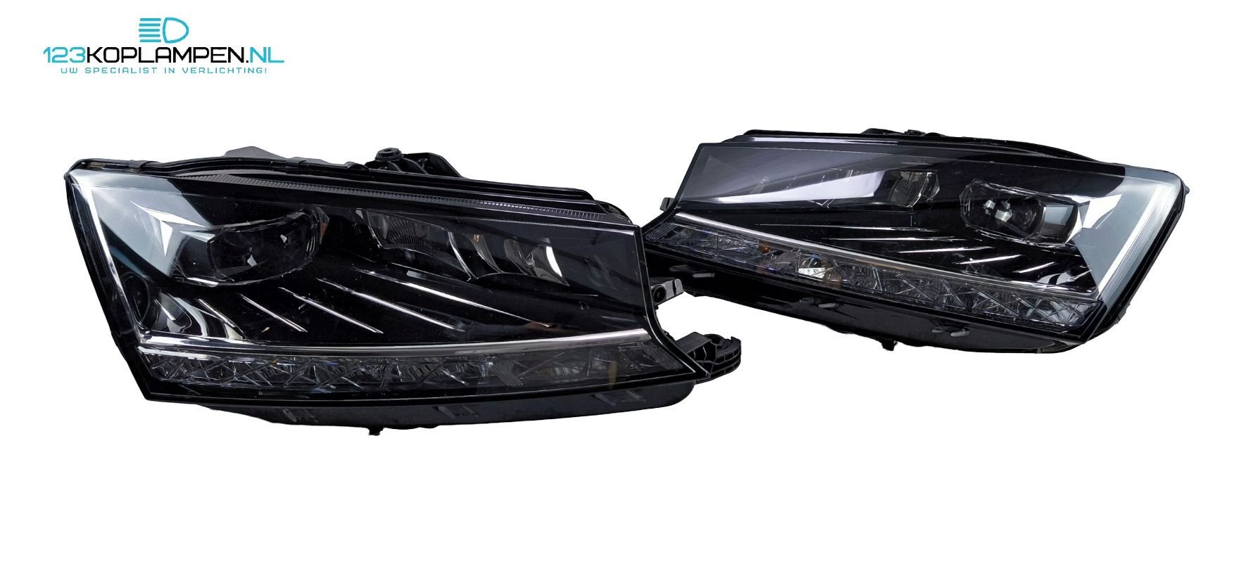 Skoda Fabia 3 Facelift Full Led koplamp links rechts, -, Utilisé, Skoda, -