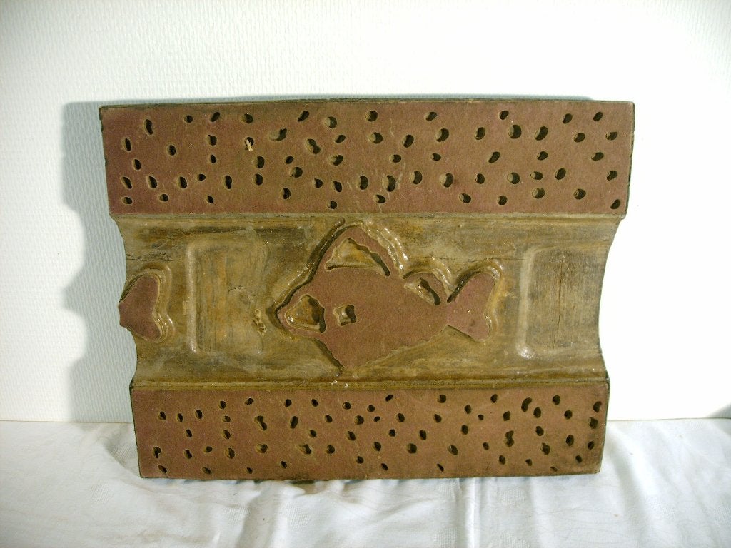 Houten behangstempel., Ophalen of Verzenden