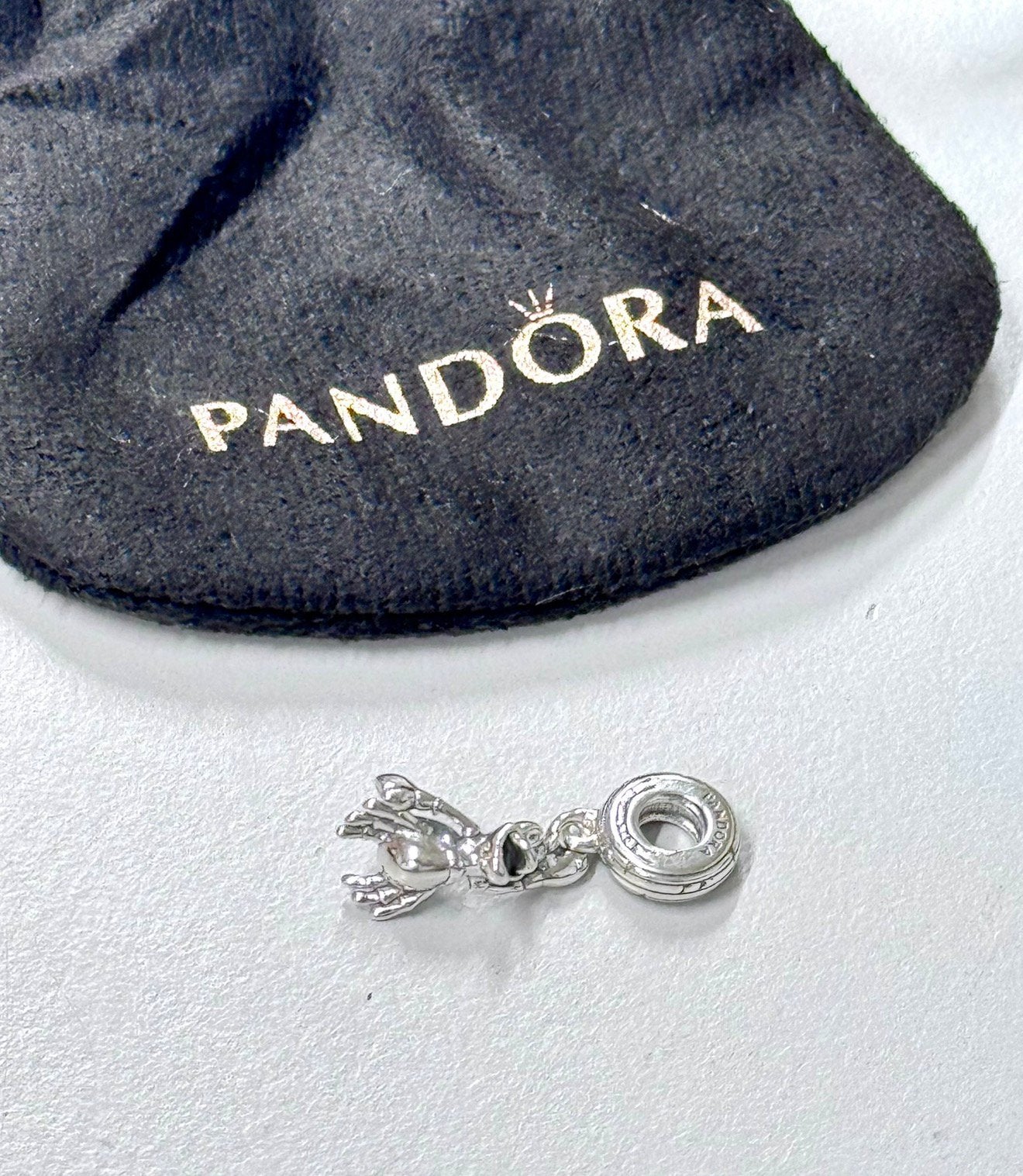 Pandora Disney De kleine zeemeermin Sebastiaan zilver hanger, Ophalen of Verzenden, Nieuw, Zilver, Pandora