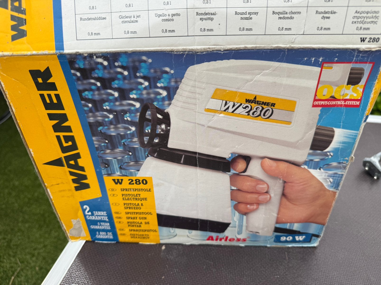 Elektrische spuitmachine klein, Ophalen, Zo goed als nieuw