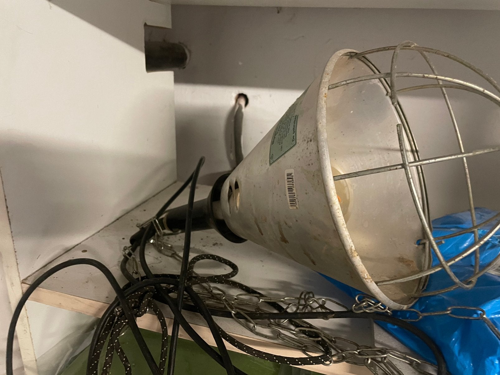 Warmte lamp, Bricolage & Construction, Éclairage de chantier, Enlèvement, Comme neuf, Lampe