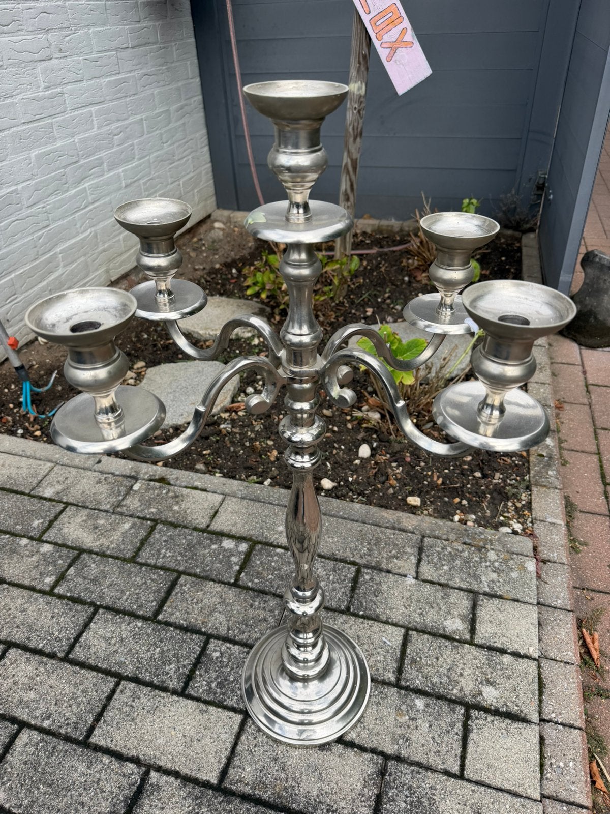 Kandelaar, Ophalen, Zilver