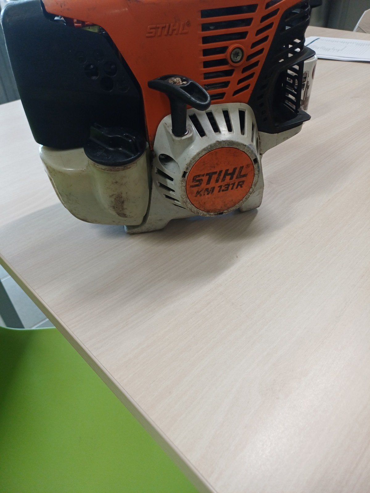 Stihl combi, Ophalen