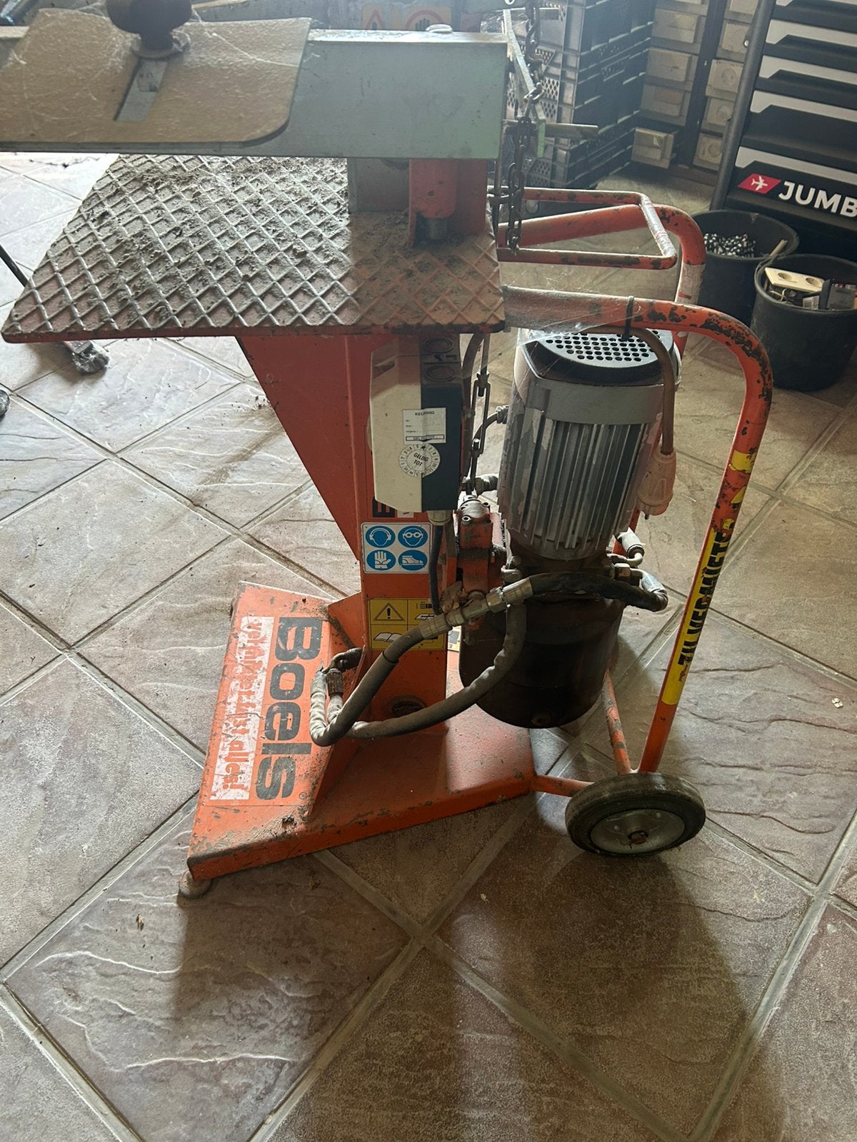 Professionele houtkliever, Tuin en Terras, Kloofmachines, Ophalen, Zo goed als nieuw