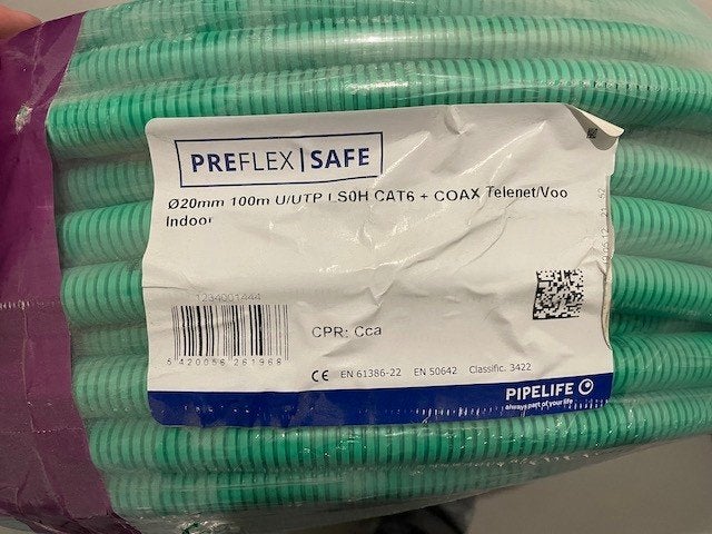 Preflex UTP + COAX, Doe-het-zelf en Bouw, Ophalen of Verzenden, Nieuw, Overige merken, Kabel of Snoer