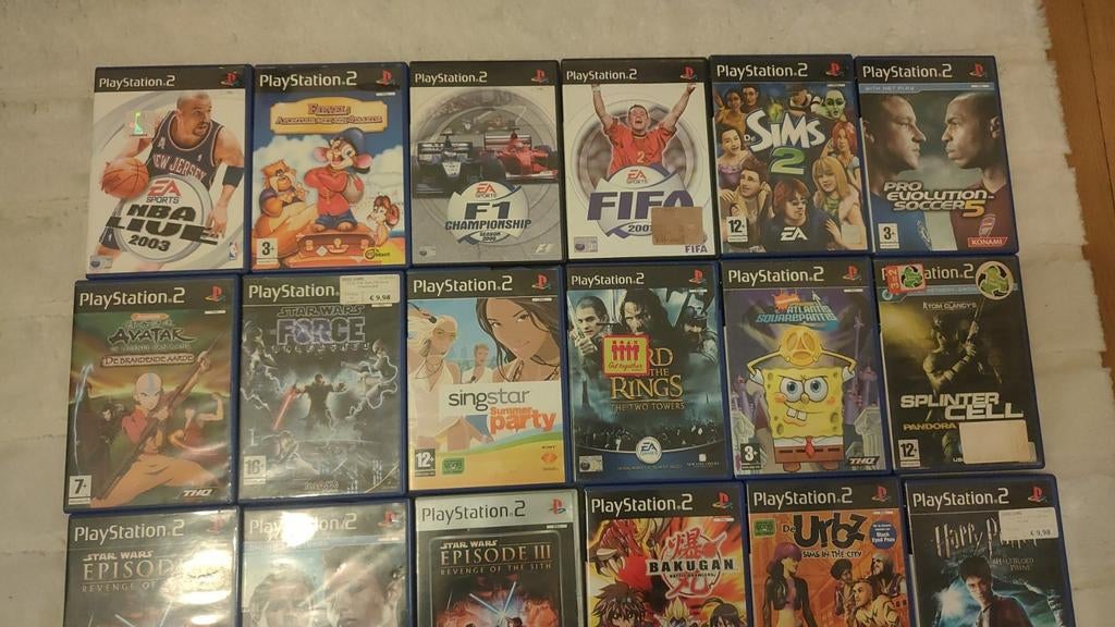 Verschillende PlayStation 2-games