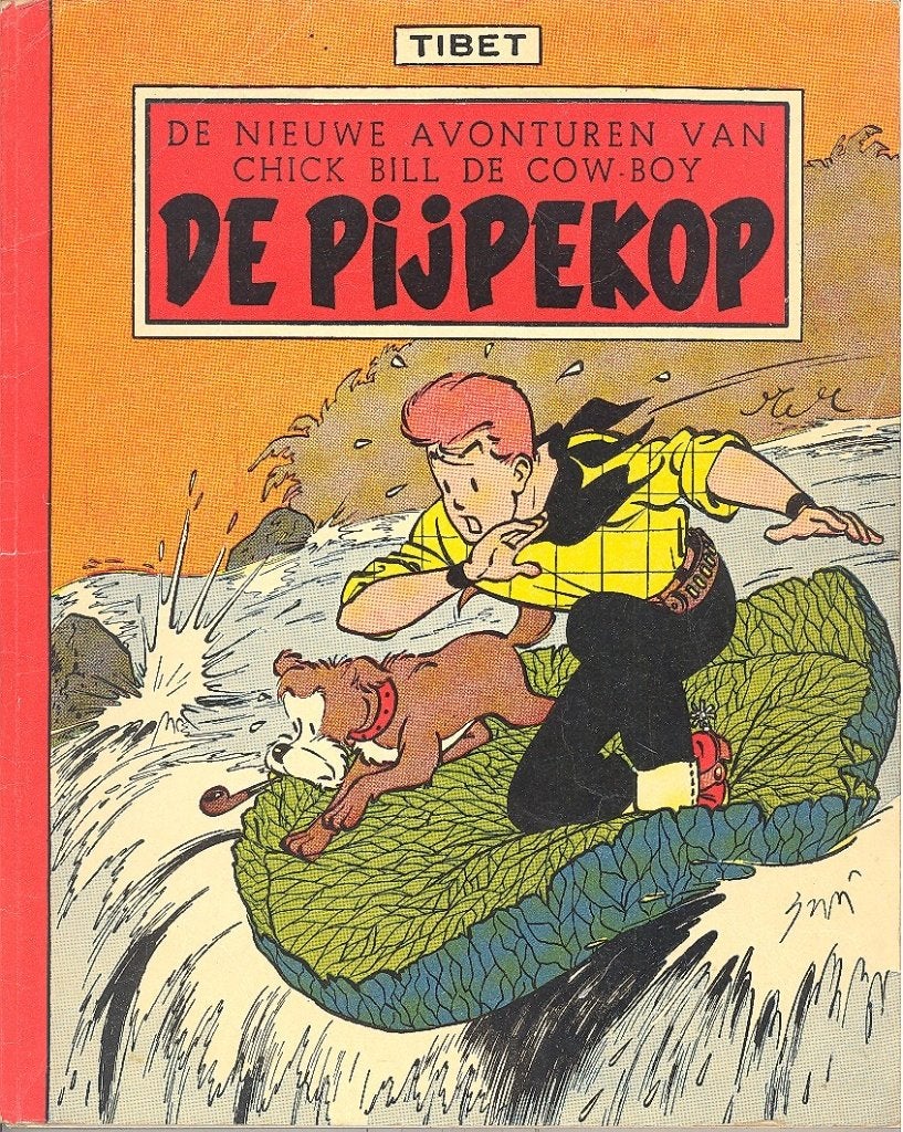 Chick Bill - De pijpekop - Lombard Collectie., Tibet, Enlèvement ou Envoi, Une BD, Utilisé