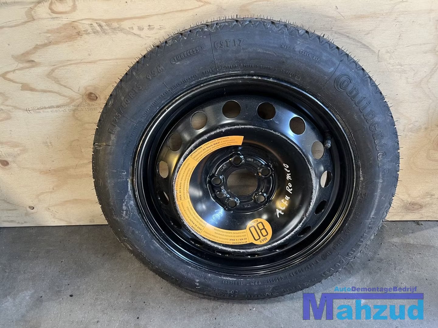 ALFA ROMEO 156 SW sportwagen thuiskomer krikset 5x98 58.1 19, Auto-onderdelen, Banden en Velgen, Gebruikt, Dpofca@stellantis.com