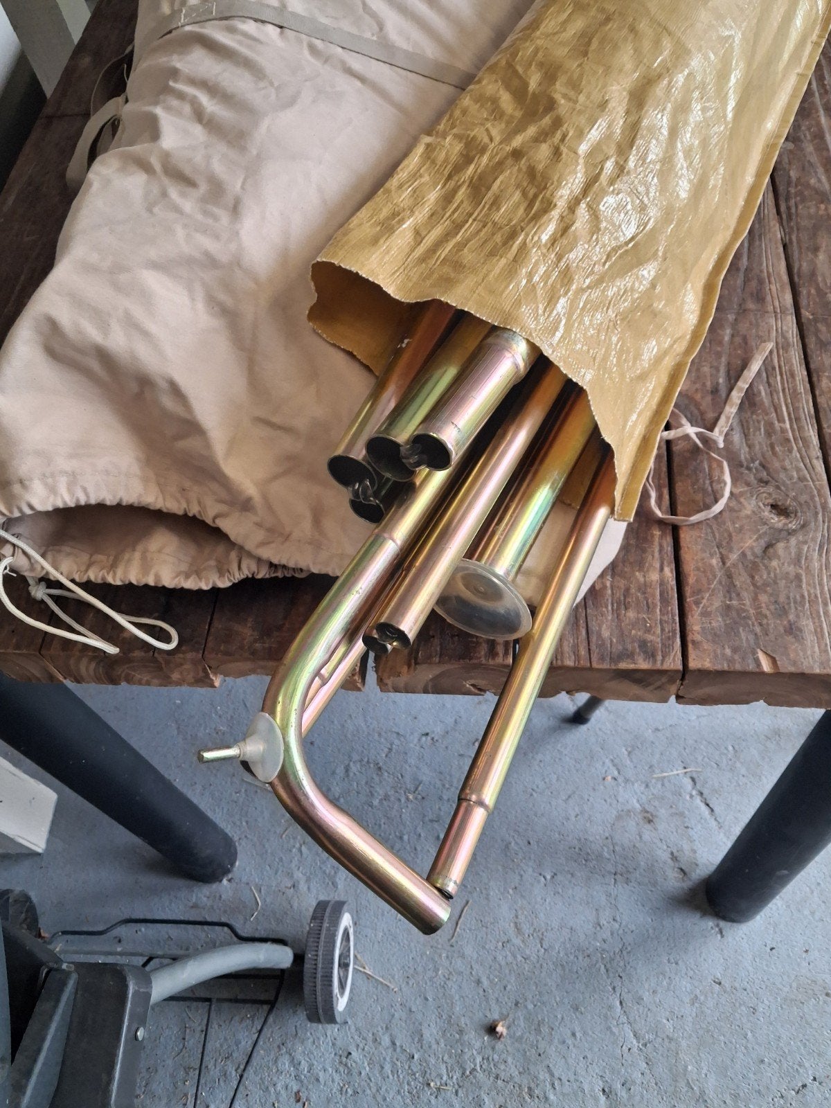 Canvascamp Sibley 600, Ophalen