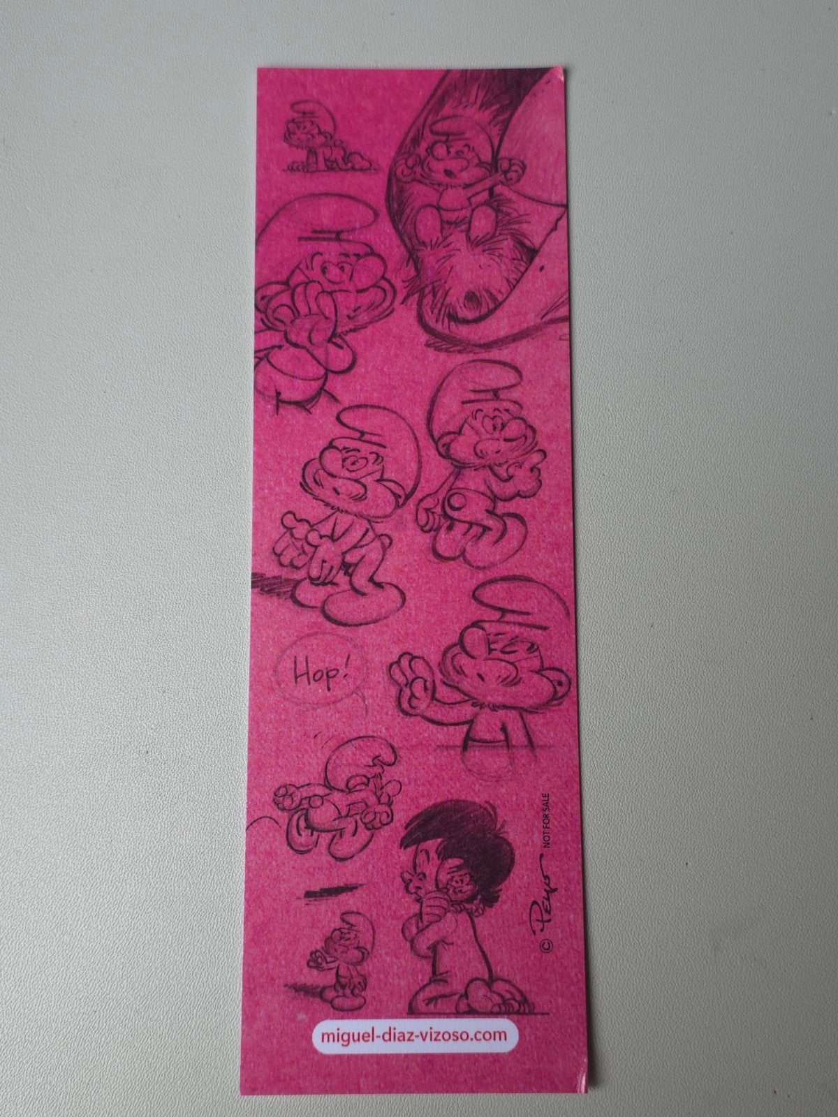 Marque-page Grand Schtroumpf, Verzamelen, Smurfen, Verzenden, Zo goed als nieuw, Grote Smurf, Overige typen