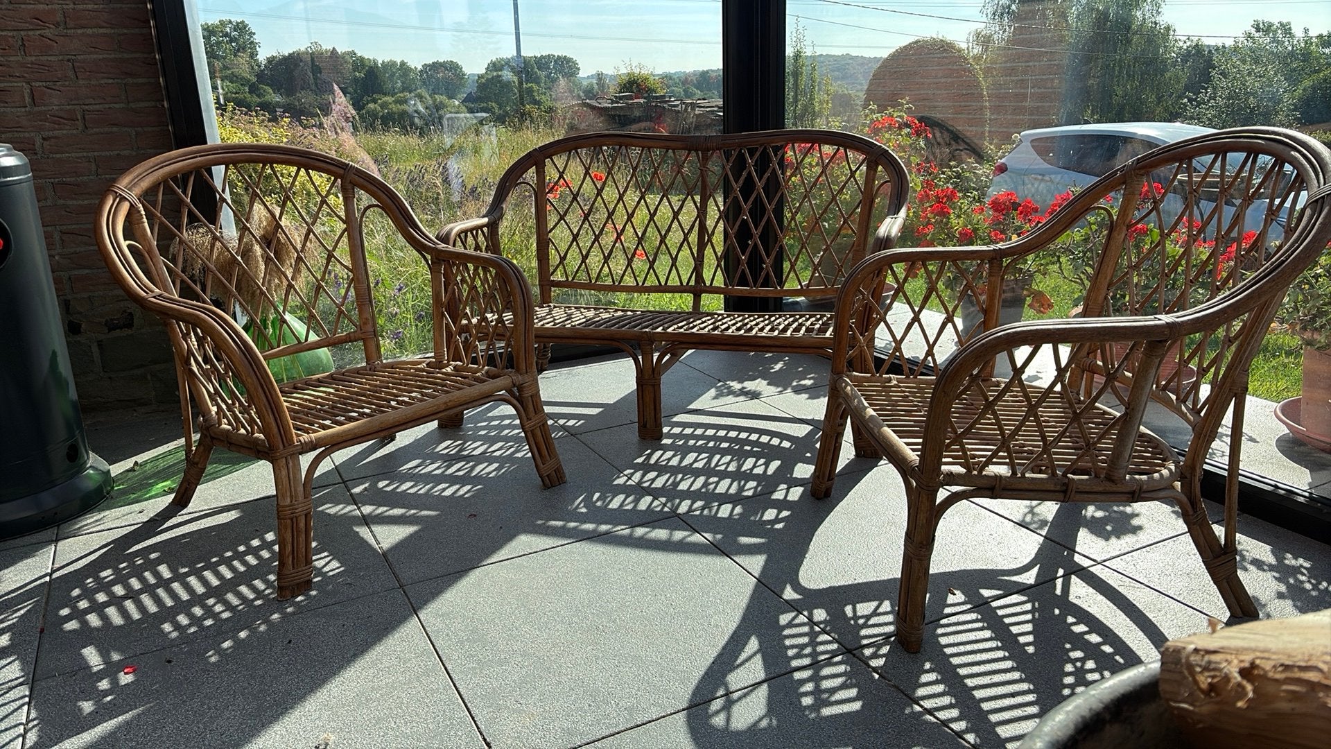 Salon de jardin/ veranda, Jardin & Terrasse, Enlèvement, Utilisé, 2 places
