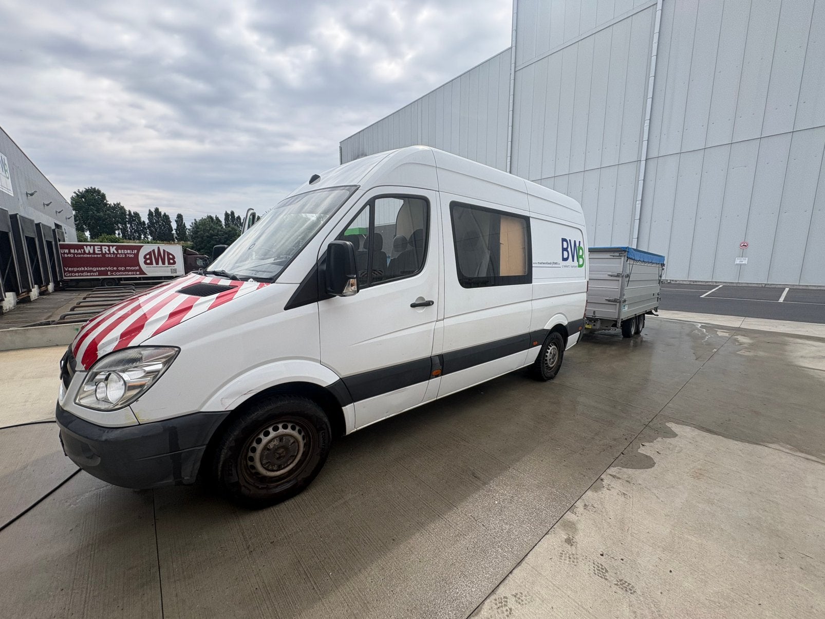 Mercedes sprinter 7 zit, Autos, Camionnettes & Utilitaires, Achat, Attache-remorque, Entreprise, 7 places