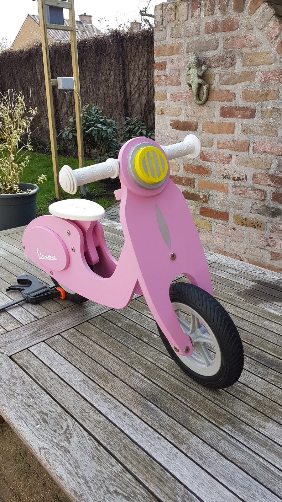 Loopfiets/scootertje in hout, Kinderen en Baby's, Ophalen, Loopfiets