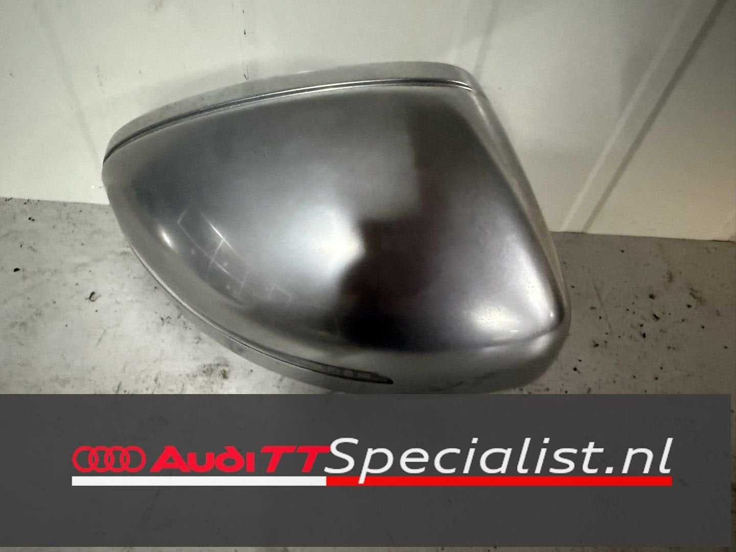 Chrome buitenspiegelkap rechts Audi TT/Audi TTS MK2, Auto-onderdelen, Spiegels, Audi, Gebruikt, Ophalen of Verzenden