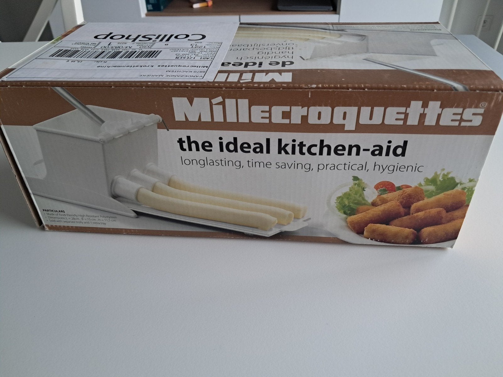 Millecroquettes krokettenmaker, Overige typen, Ophalen, Zo goed als nieuw