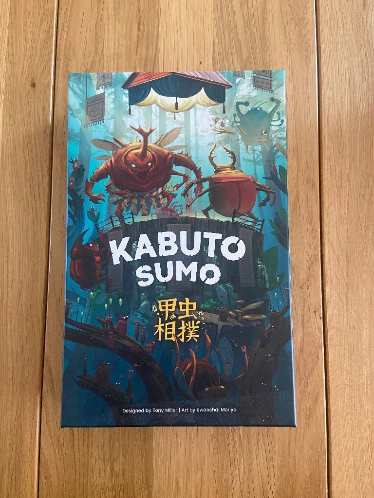 Kabuto Sumo + uitbreiding Insect All Star, Een of twee spelers, Ophalen of Verzenden, Zo goed als nieuw, Board Game Tables