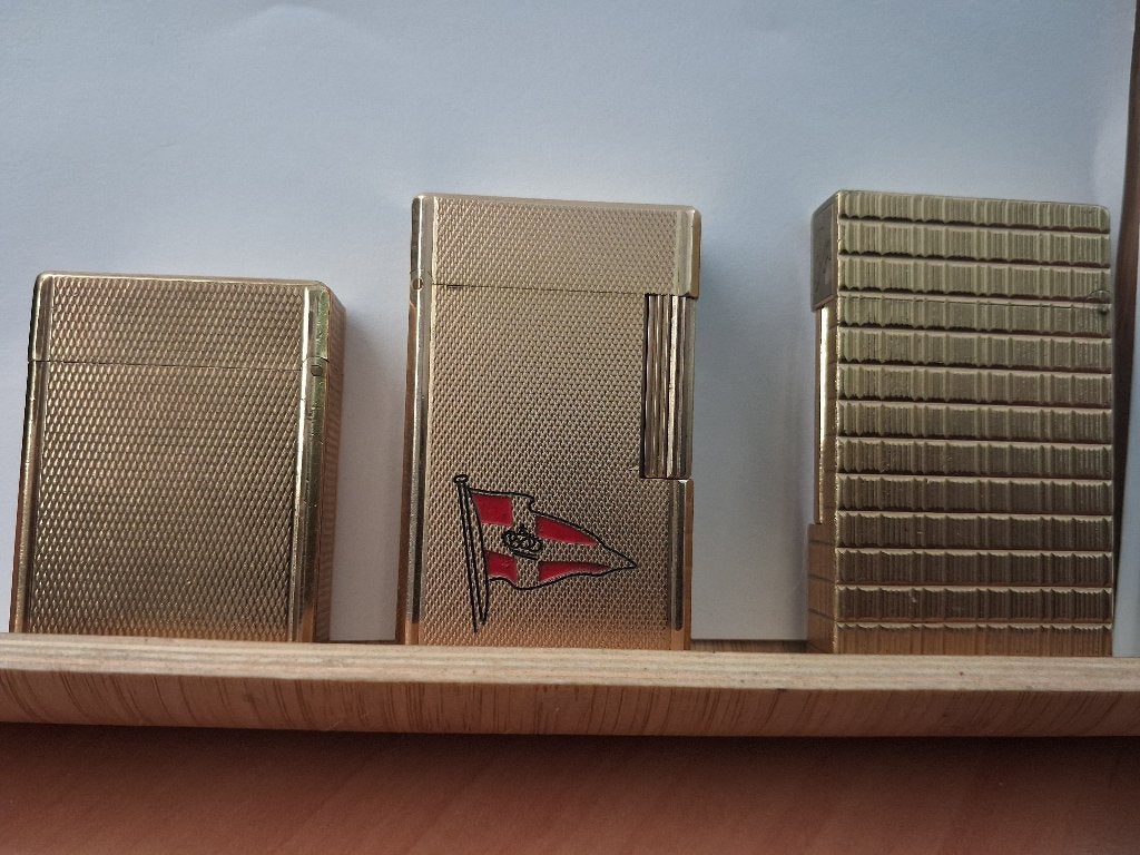 DUPONT Aansteker Paris France (3x), Verzenden, Gebruikt