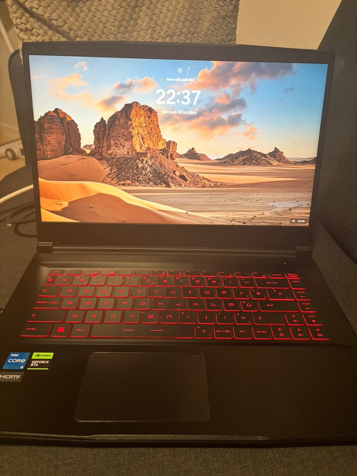 PC gaming MSI Thin GF63 RTX 4050, Ophalen, Gebruikt, Met videokaart, 2 tot 3 Ghz