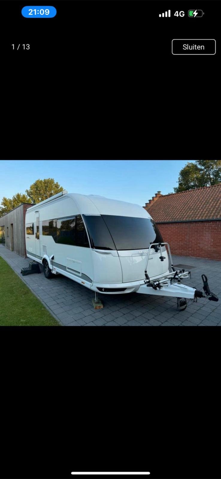 Caper  Luxe Hobby Premium Caravan in uitstekende staat