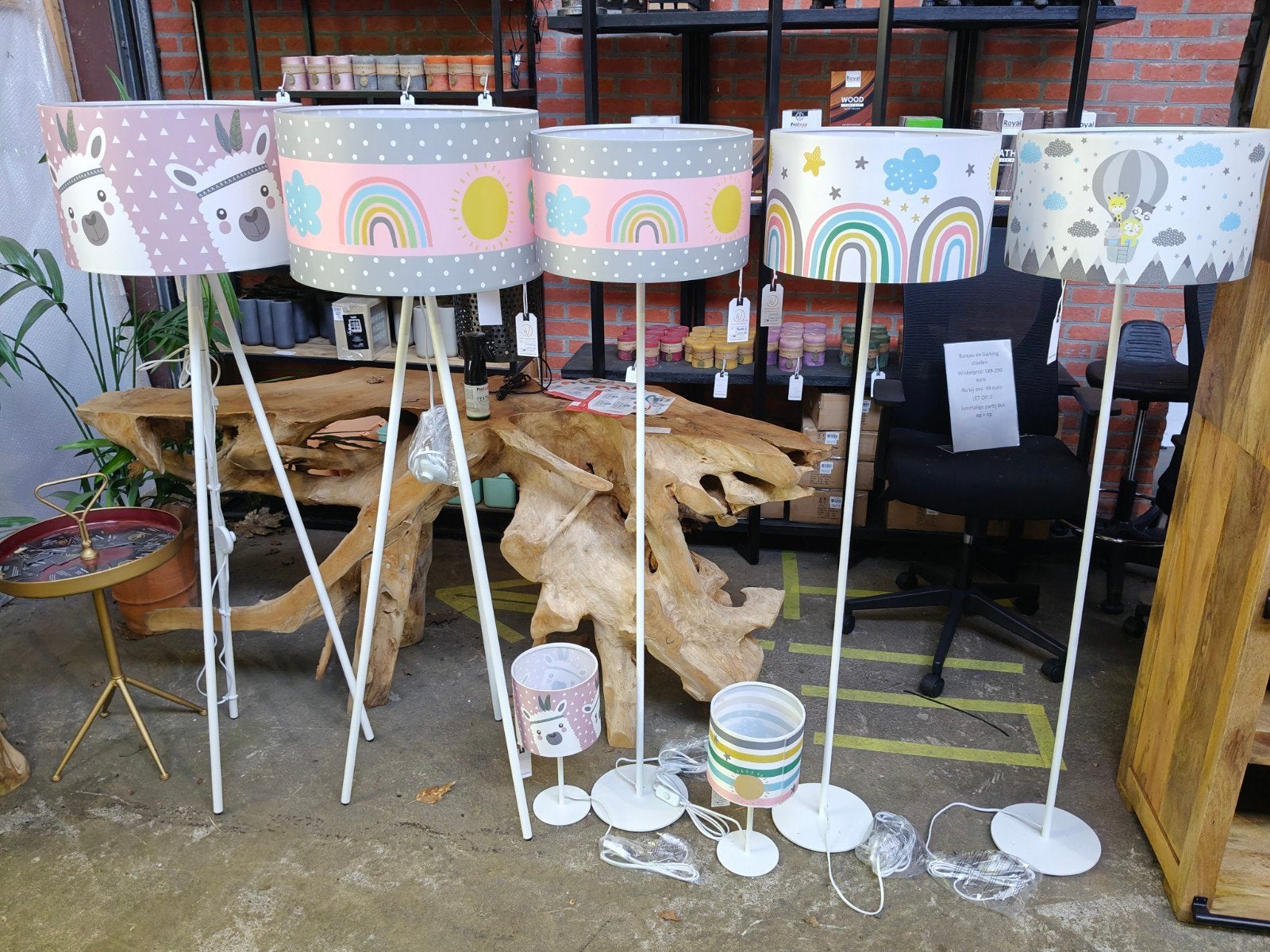 Diverse kinderlampen met leuke motieven, Ophalen, Nieuw