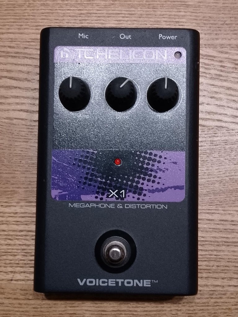 Vends TC-Helicon Voicetone X1 distortion pour voix, Ophalen of Verzenden, Gebruikt, Distortion, Overdrive of Fuzz