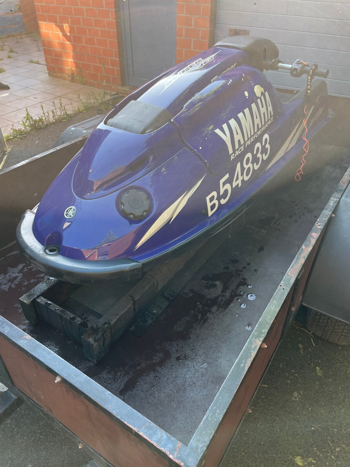 Yamaha jet ski, Watersport en Boten, Ophalen, Gebruikt, Benzine