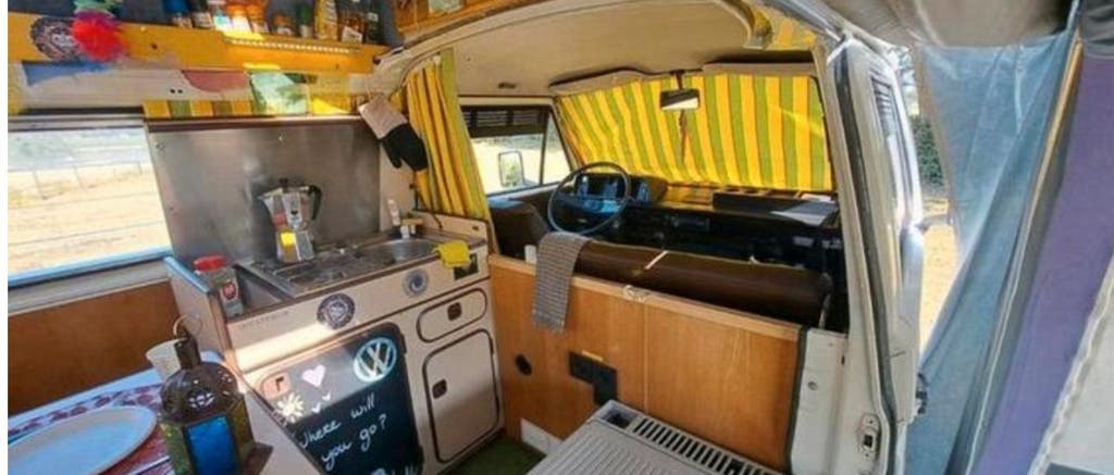 Volkswagen California T3 Camper Vanagon Westfalia 6 personen, foto 3
