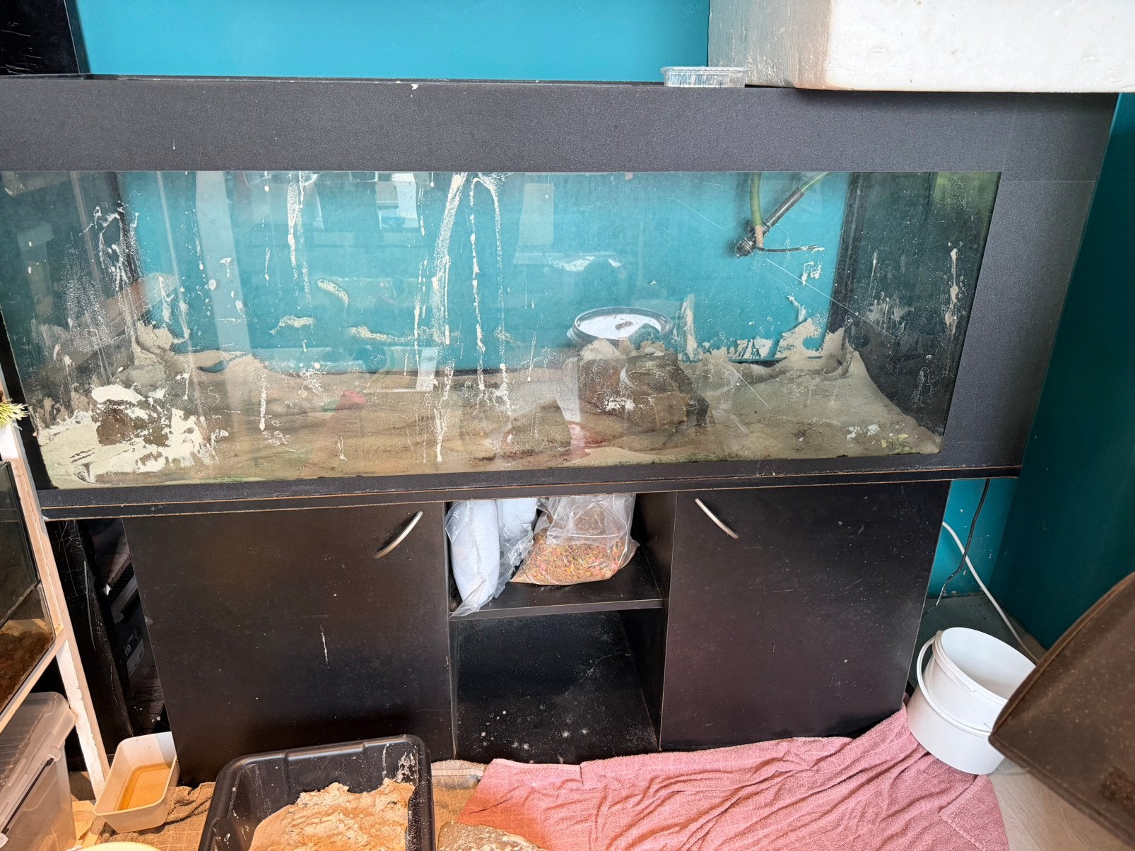 Aquarium, Ophalen, Gebruikt