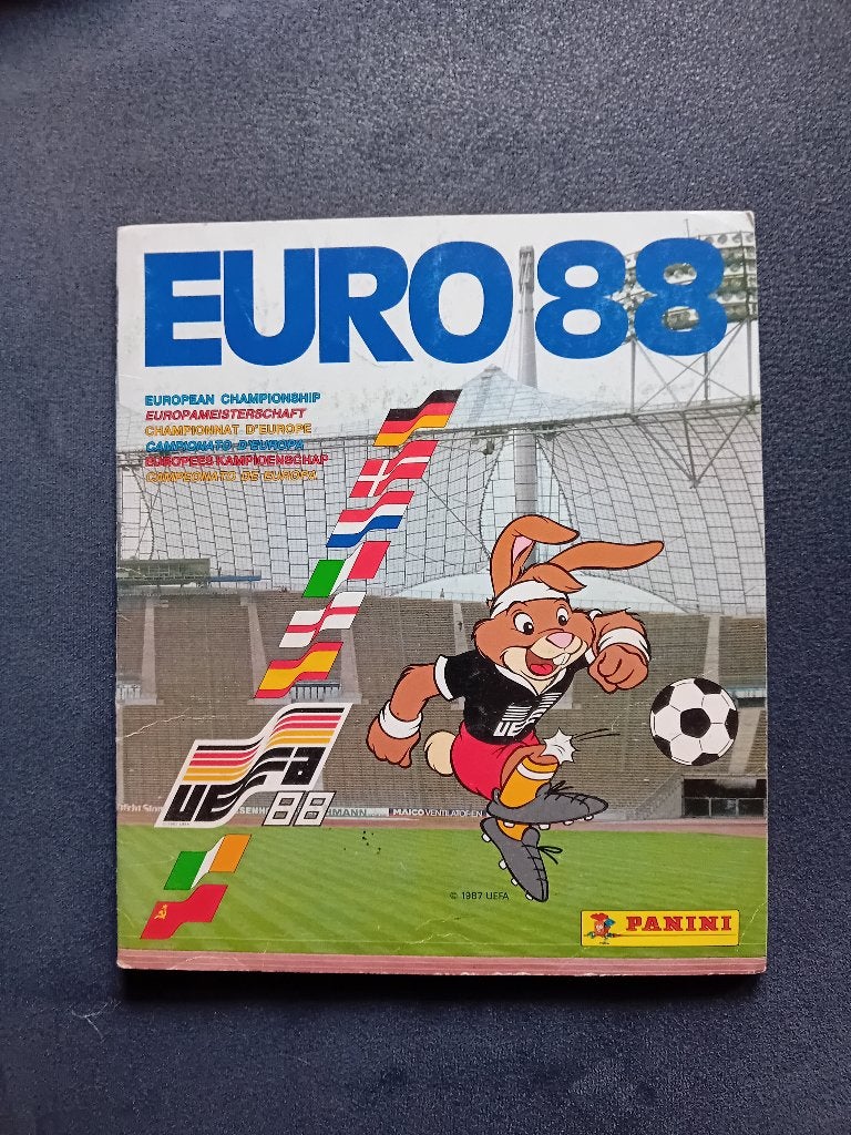 panini stickerboek EURO 88, Ophalen of Verzenden, Zo goed als nieuw, Sport