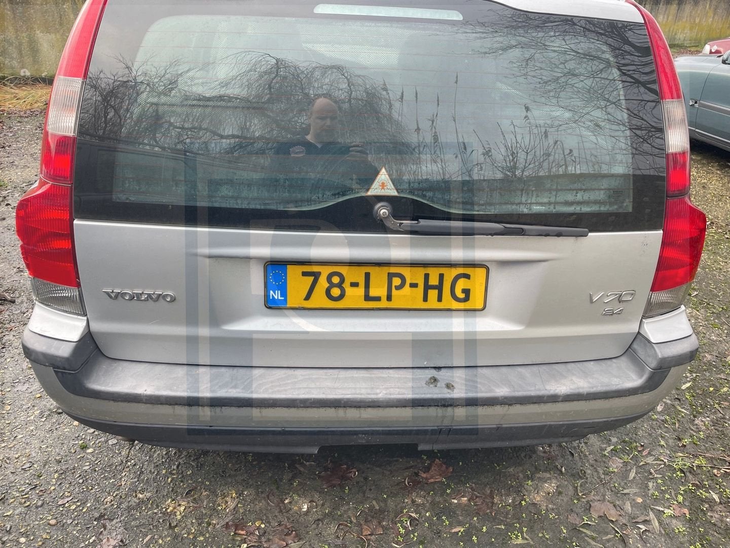 achterklep voor volvo V70 zilver grijs  426 incl glas koffer, Enlèvement ou Envoi, Utilisé