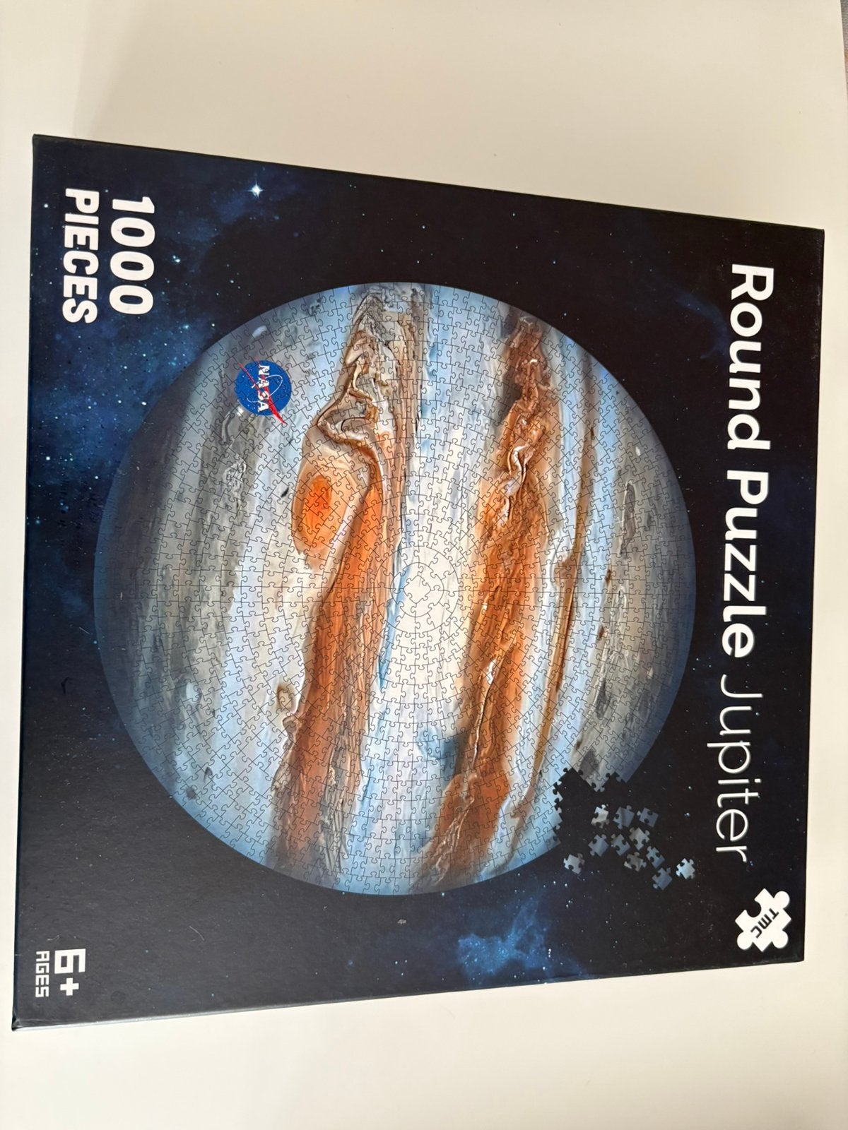 Puzzles de 1000 pièces qui représente Jupiter, Enlèvement, 500 à 1500 pièces, Comme neuf, Puzzle