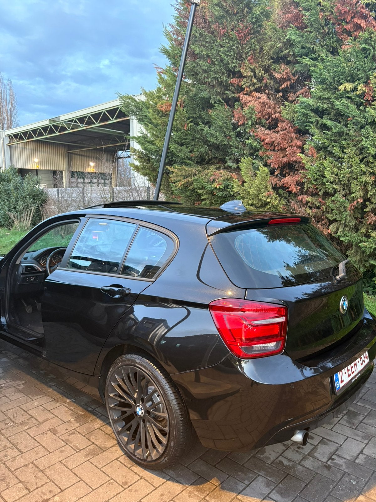 Bmw 118i 2012, Auto's, BMW, Zwart, Zwart, 120 kW, Handgeschakeld