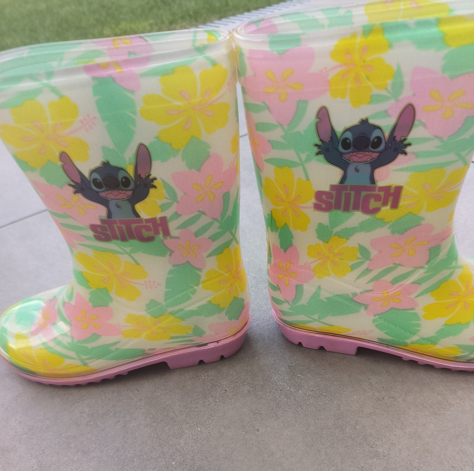 Bottes de pluie enfants ( Stitch : pointure 28, Neuf, Enlèvement