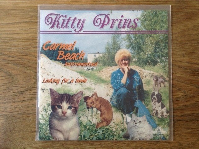 single kitty prins, Cd's en Dvd's, Vinyl Singles, 7 inch, Ophalen of Verzenden, Pop, Beschermende buitenhoes