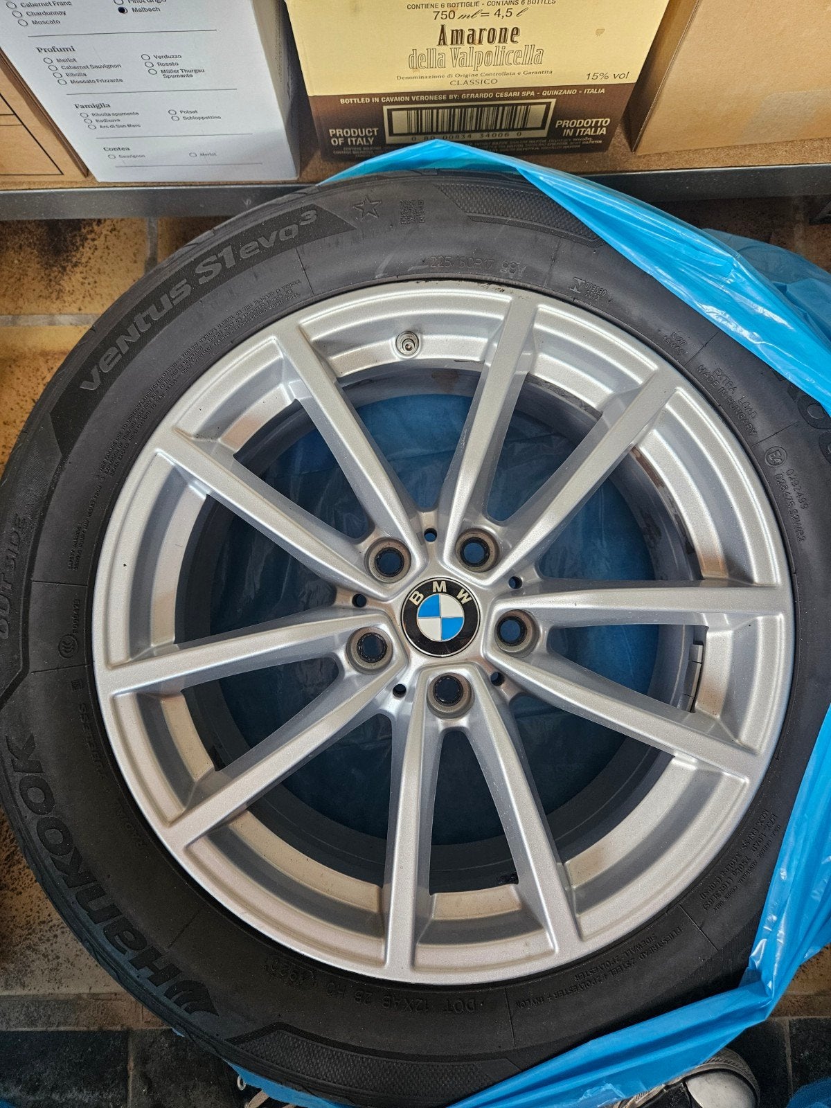 Velgen + banden BMW 3 serie, Auto-onderdelen, Ophalen, Band(en)