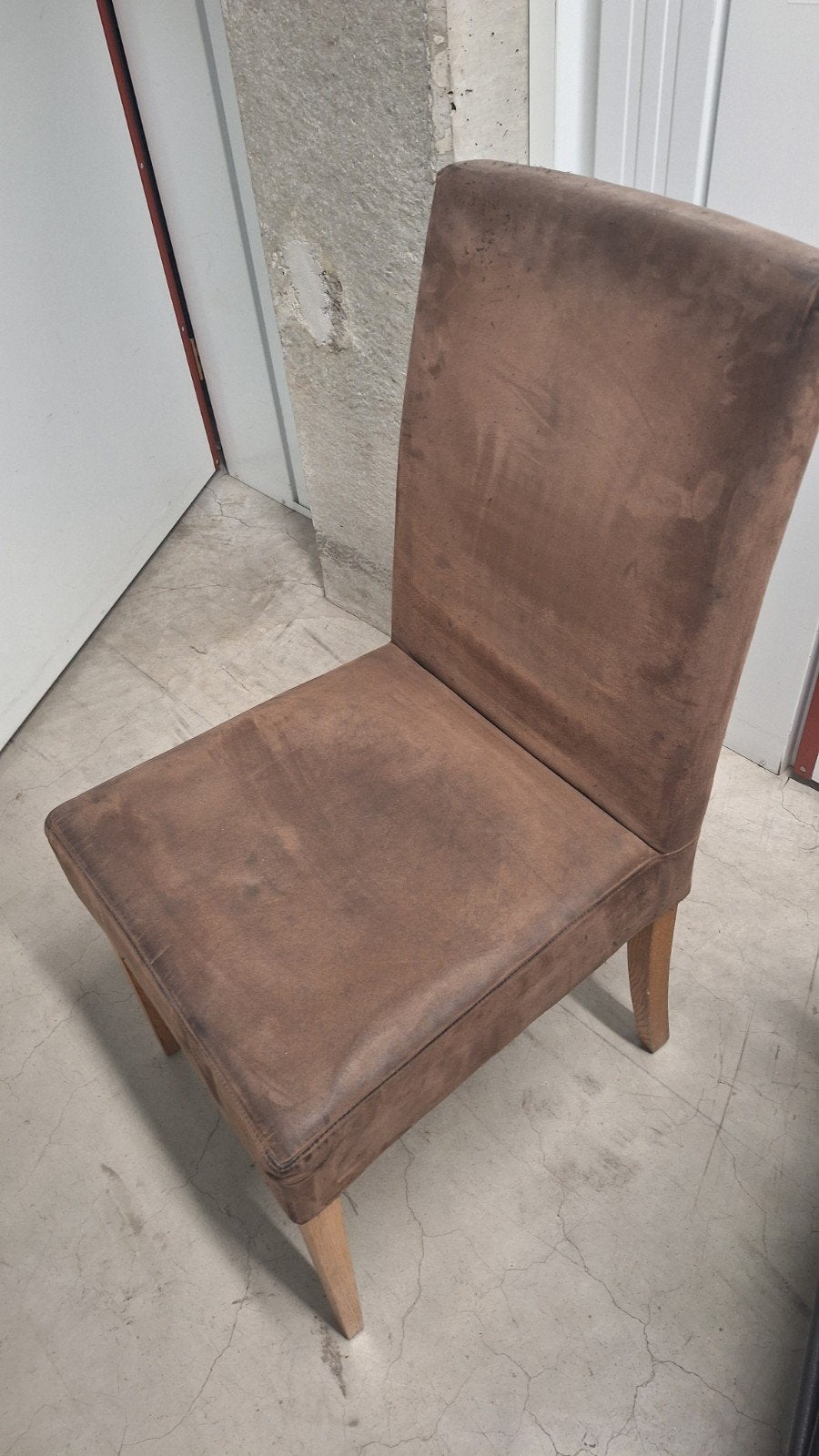 Lot de 4 Chaises, Enlèvement, Brun, Cuir, Quatre