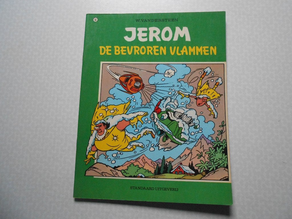 Jerom 55 De bevroren vlammen 1974 1ste druk., Boeken, Willy vandersteen, Eén stripboek, Nieuw, Ophalen of Verzenden