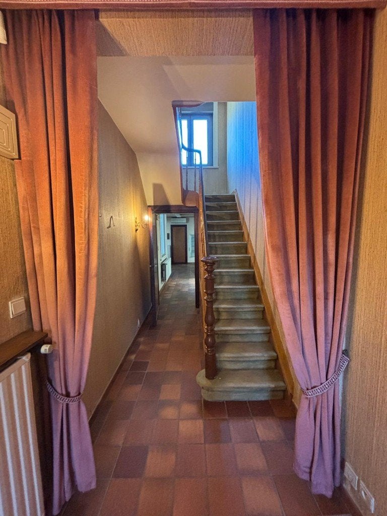 rideaux en velours avec rubans ornés, Rose, 100 à 150 cm, Utilisé, 200 cm ou plus
