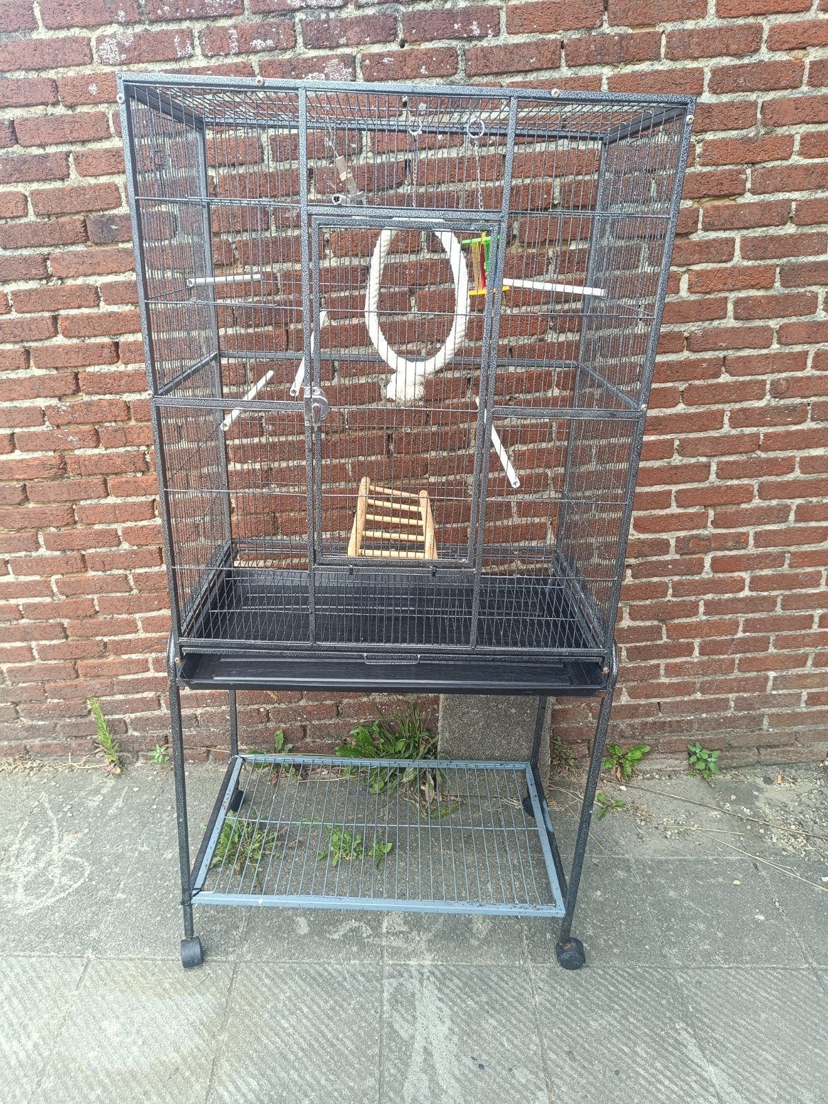 cages, Enlèvement ou Envoi, Utilisé, Métal, Cage à oiseaux