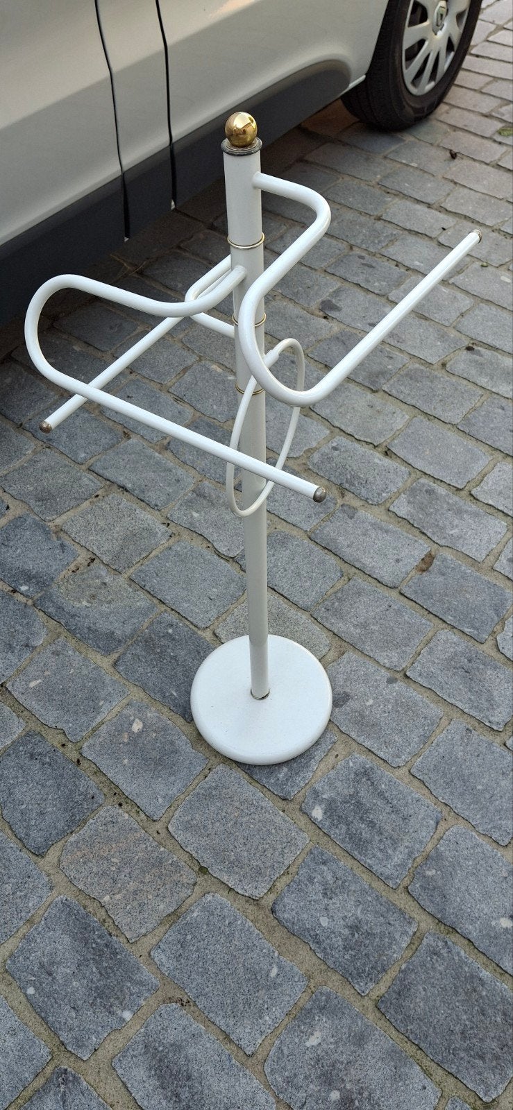 Handdoekdrager wit badkamer, Ophalen, Gebruikt