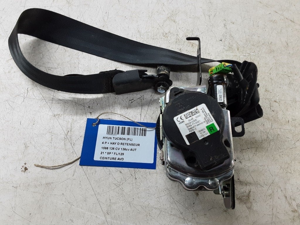 CEINTURE DE SECURITE AVANT DROIT Hyundai Tucson (TL), Mevr. I. Hauben, Utilisé, Hyundai, Rue de l'Espoir 34 34
4030  GRIVEGNÉE, BE