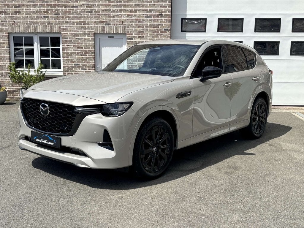 Mazda CX-60 2.5 PHEV AWD Homura Plus / BTW AFTRB / 10000km, Autos, Cuir, Achat, Entreprise, Garantie prolongée