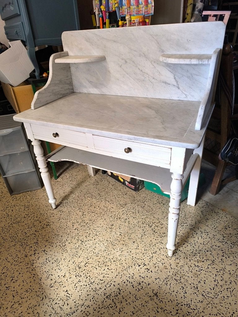 ancienne coiffeuse ancien meuble chambre table bureau, Huis en Inrichting, Tafels | Kaptafels, Ophalen