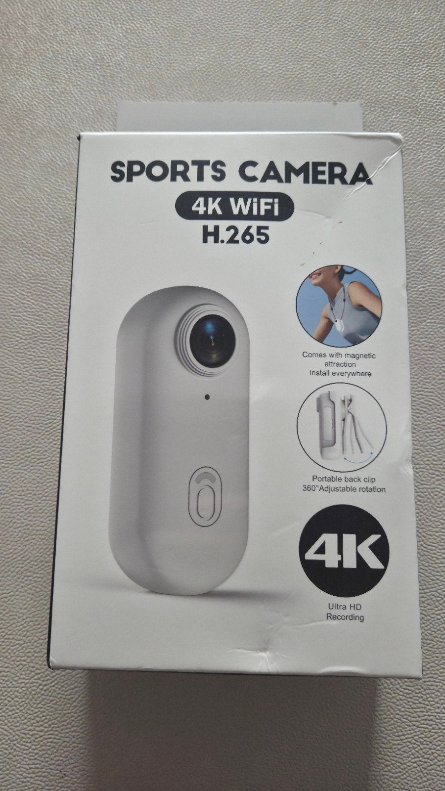 caméra de sport 4K, TV, Hi-fi & Vidéo, Enlèvement, Comme neuf