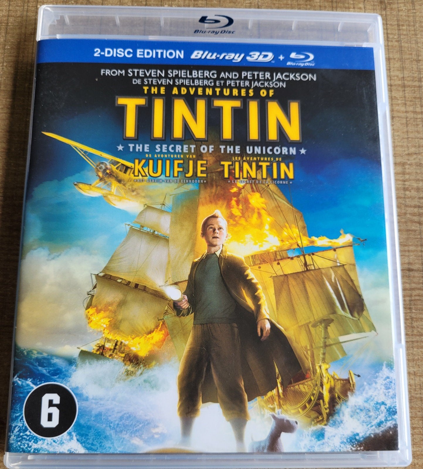 Blu-ray 2-disc edition: Kuifje, Het geheim van de eenhoorn, À partir de 6 ans, Enlèvement ou Envoi, Dessins animés et Film d'animation