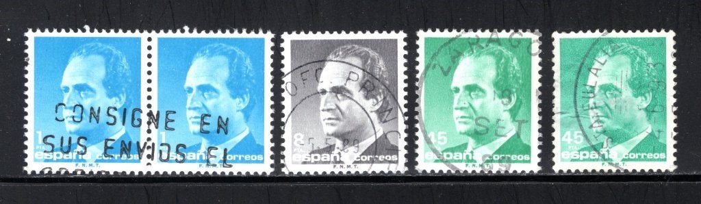 ESPAGNE Lot 1985 timbré, Envoi, Affranchi