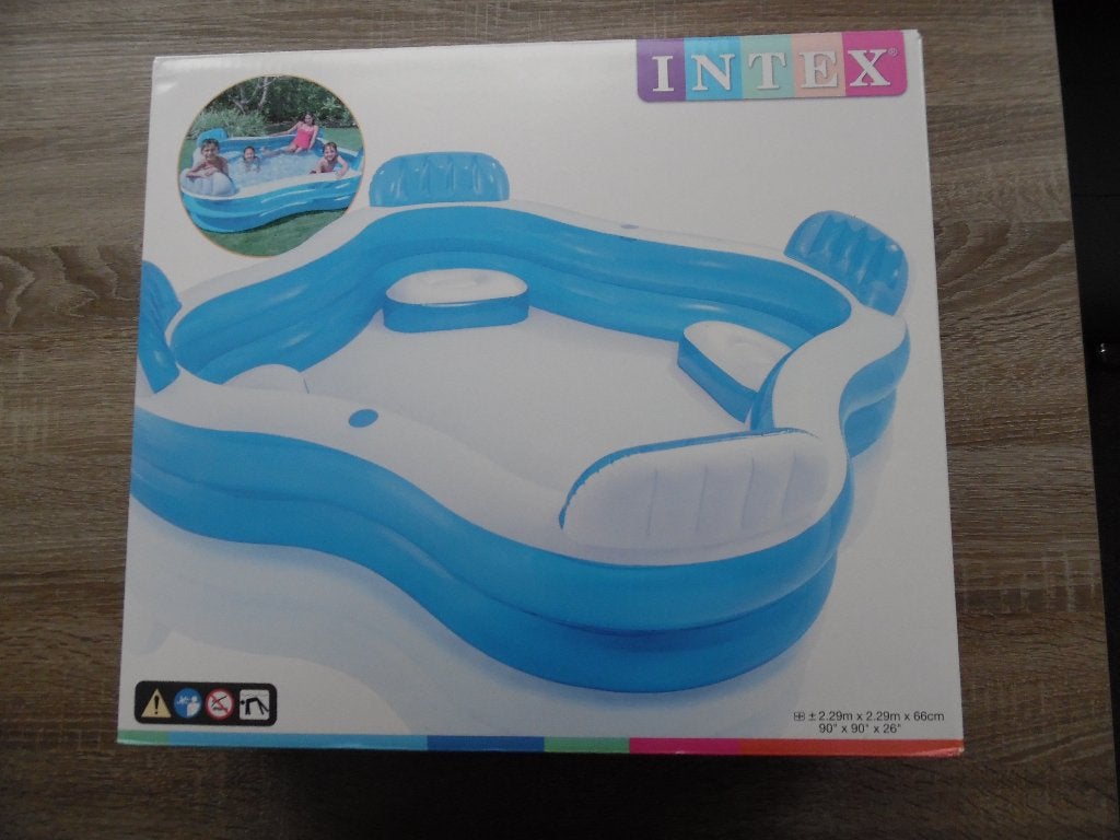 INTEX Zwembad Nieuw, nog niet gebruikt, 990L., Tuin en Terras, Ophalen, Opblaaszwembad, 80 tot 120 cm, Vierkant