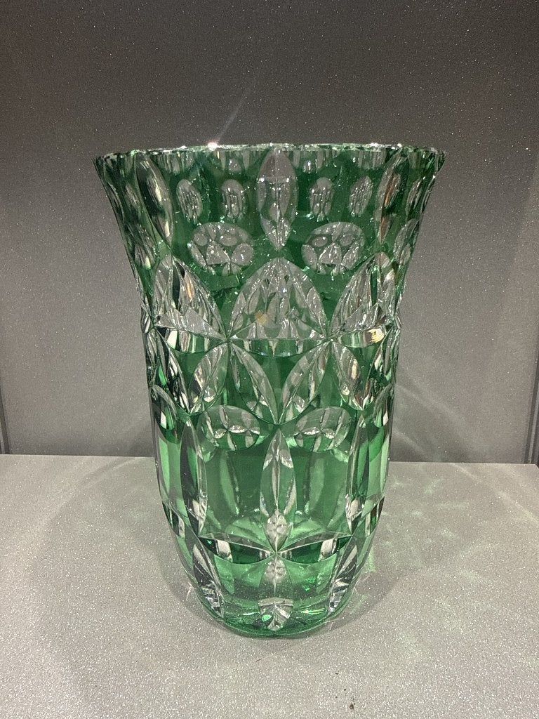 Groene Kristallen Vaas