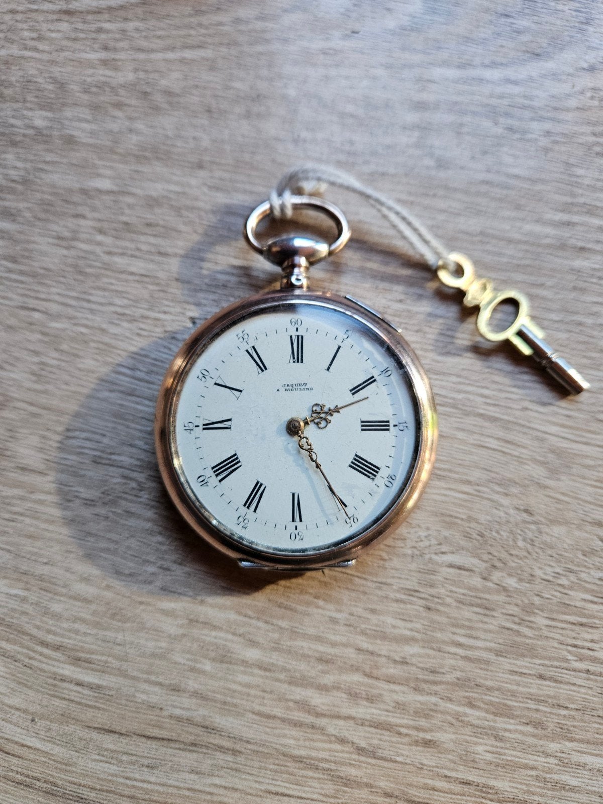 belle montre à gousset en argent, Bijoux, Sacs & Beauté, Montres | Anciennes | Antiquités, Enlèvement ou Envoi, Argent
