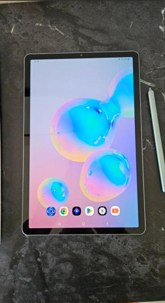 Samsung Galaxy Tab S6 128GB AMOLED met S pen en case, Ophalen of Verzenden
